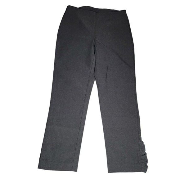 Attyre Black  Stretchy Capri Pants  Sz 10 - Picture 1 of 5